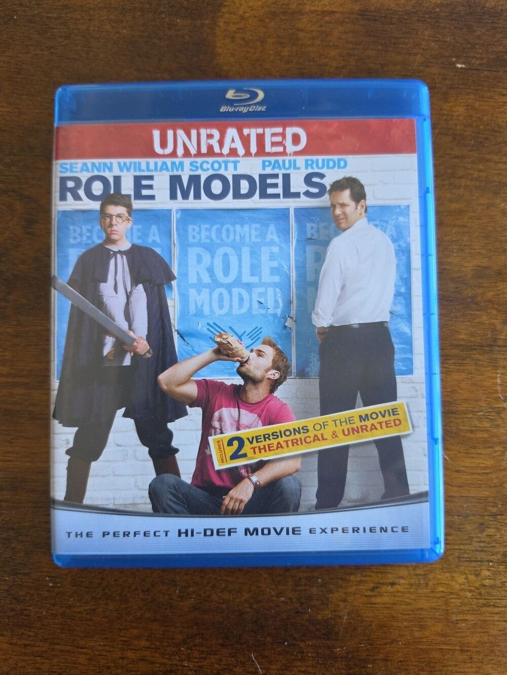 Role Models Blu-ray 2008 Comedy Movie Paul Rudd Seann William Scott Unrated
